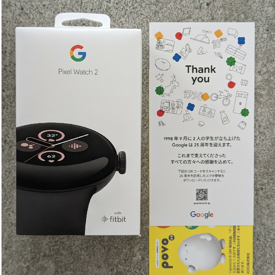 Google(グーグル)のPixel Watch 2 WiFi 黒 メンズの時計(腕時計(デジタル))の商品写真