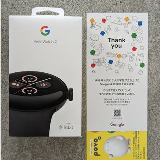 グーグル(Google)のPixel Watch 2 WiFi 黒(腕時計(デジタル))