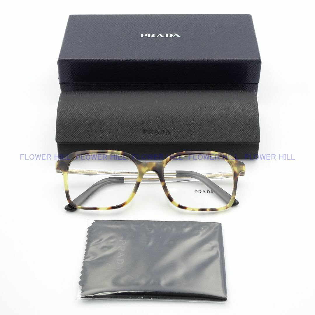 PRADA(プラダ)のプラダ PRADA メガネ フレーム ウェリントン VPR03X-F 7S0 メンズのファッション小物(サングラス/メガネ)の商品写真