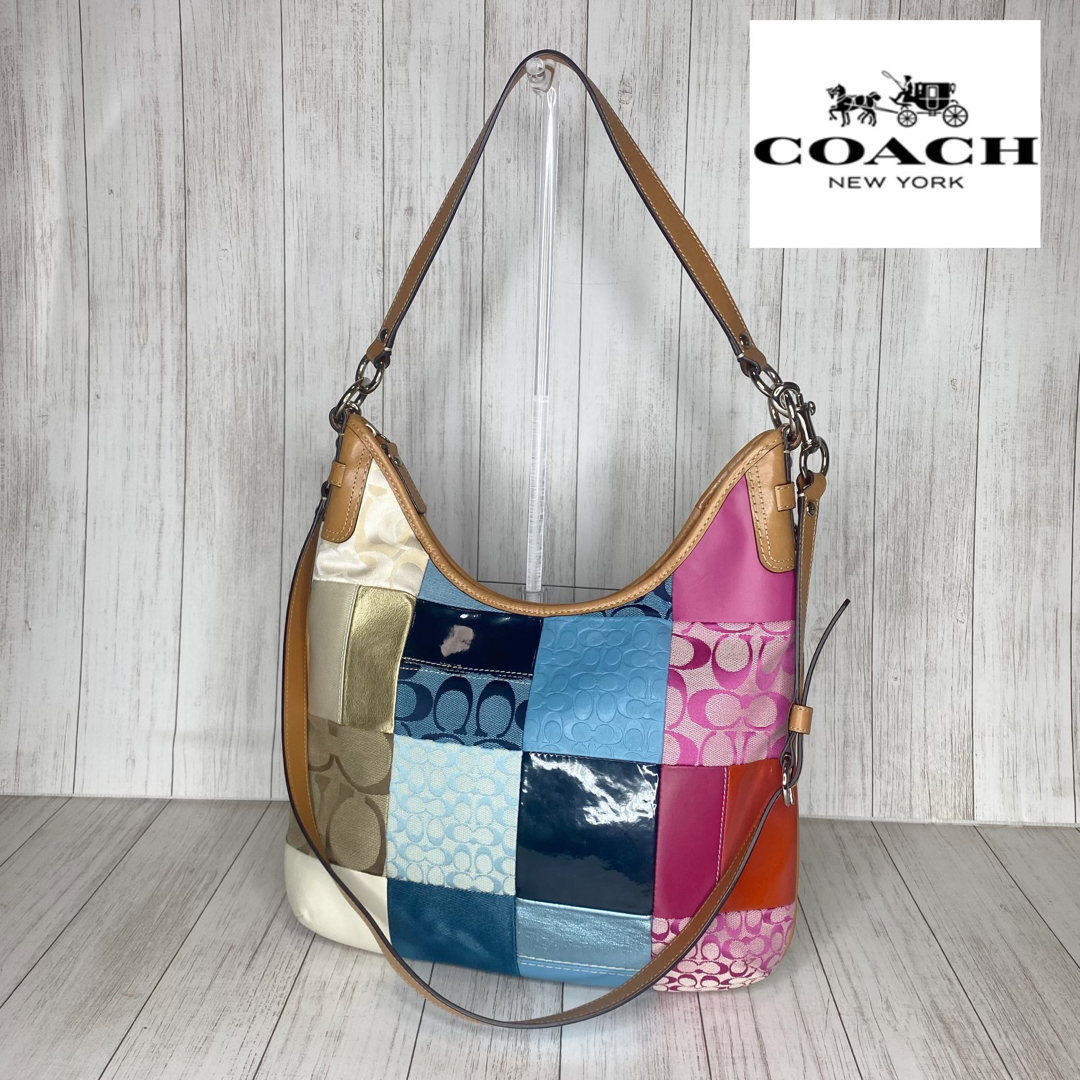 COACH コーチ　シグネチャー　2WAYショルダーバッグ　ハンドバッグ