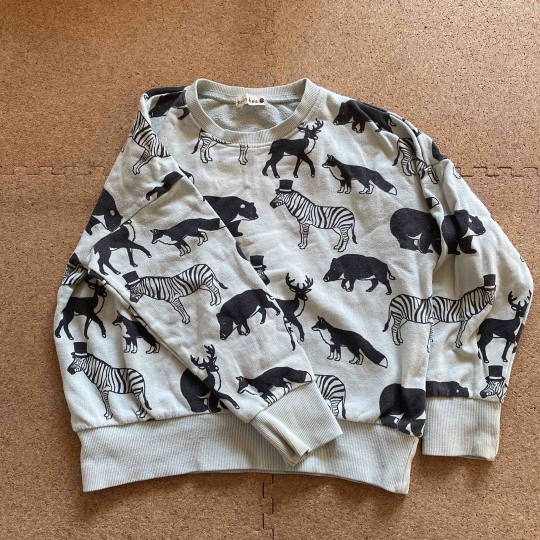 Branshes(ブランシェス)のbranshes 動物トレーナー130 キッズ/ベビー/マタニティのキッズ服男の子用(90cm~)(Tシャツ/カットソー)の商品写真