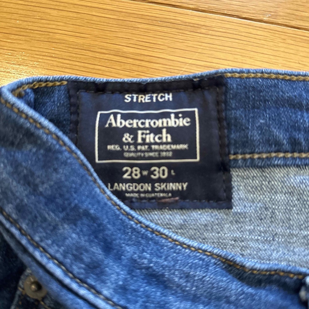 Abercrombie&Fitch(アバクロンビーアンドフィッチ)の美品Abercronbie＆Fitchストレッチスキニー メンズのパンツ(デニム/ジーンズ)の商品写真