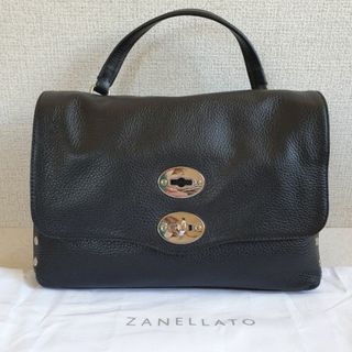 【新品未使用】 ザネラート ZANELLATO ハンドバッグ 2WAY ショルダーチェーン NINA SUPERBABY DAILY レザー BLU PELLESTRINA 6670 18 35