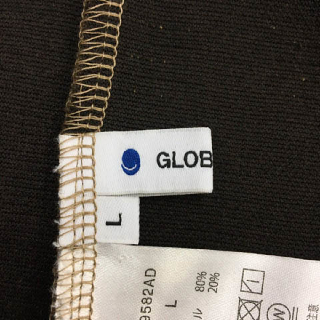 GLOBAL WORK(グローバルワーク)のグローバルワーク ジャケット ノーカラー チェック 起毛 長袖 L 茶 レディースのジャケット/アウター(その他)の商品写真