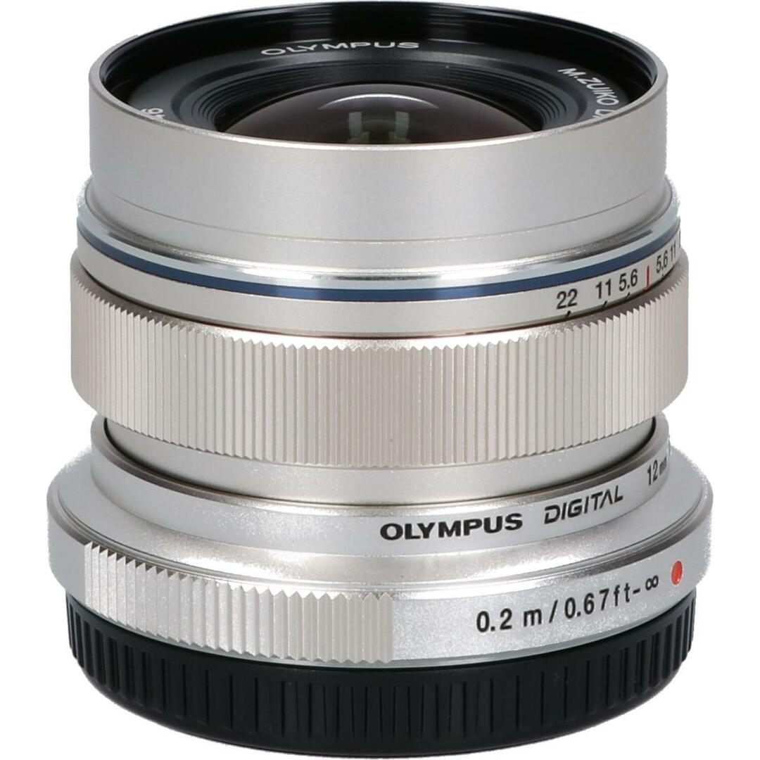 OLYMPUS(オリンパス)のＯＬＹＭＰＵＳ　ＭＺＤ１２ｍｍ　Ｆ２ＳＩＬＶＥＲ スマホ/家電/カメラのカメラ(レンズ(ズーム))の商品写真