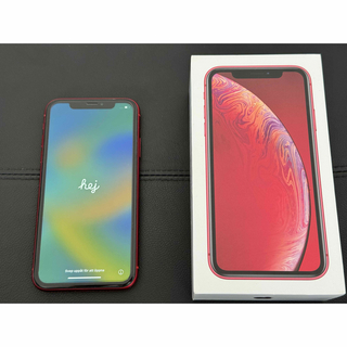 iPhone XR レッド 256GB Apple SIMフリー オマケ付き