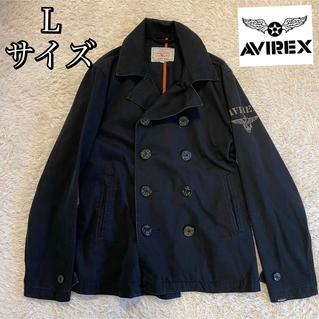 大人気　AVIREX USA アヴィレックスジャケット ショッパー　Pコート　L