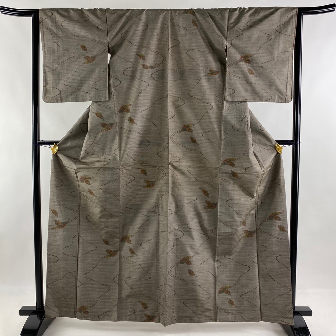 紬 身丈163cm 裄丈66cm 正絹 秀品 【中古】 | フリマアプリ ラクマ 紬 身丈163.5cm 裄丈66cm 正絹 秀品