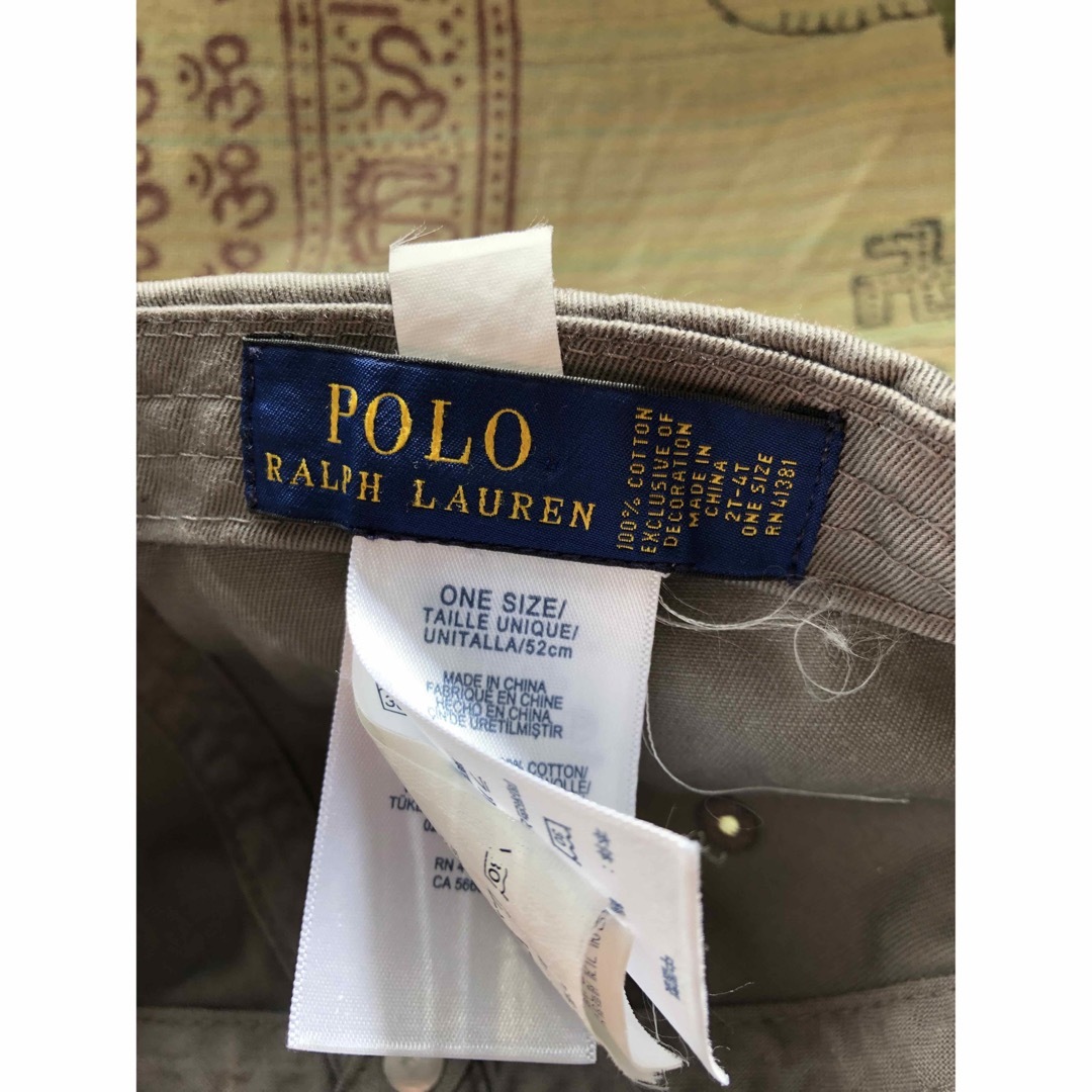 POLO RALPH LAUREN(ポロラルフローレン)の最終価格【ポロラルフローレン】CAP 2T-4T キッズ/ベビー/マタニティのこども用ファッション小物(帽子)の商品写真