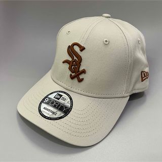 ニューエラー(NEW ERA)の秋物入荷　ニューエラ　キャップ　ホワイトソックス　ベージュ×オレンジ(キャップ)