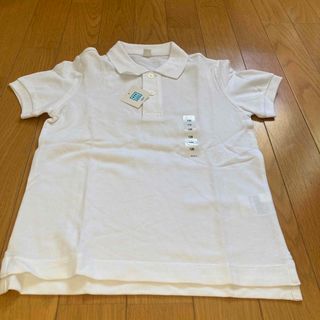 ユニクロ(UNIQLO)のUNIQLO  白ポロシャツ　　120(Tシャツ/カットソー)