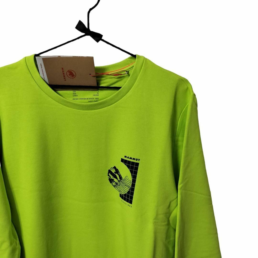 【新品】Mammut ML Crew Neck Circle メンズXL ライム