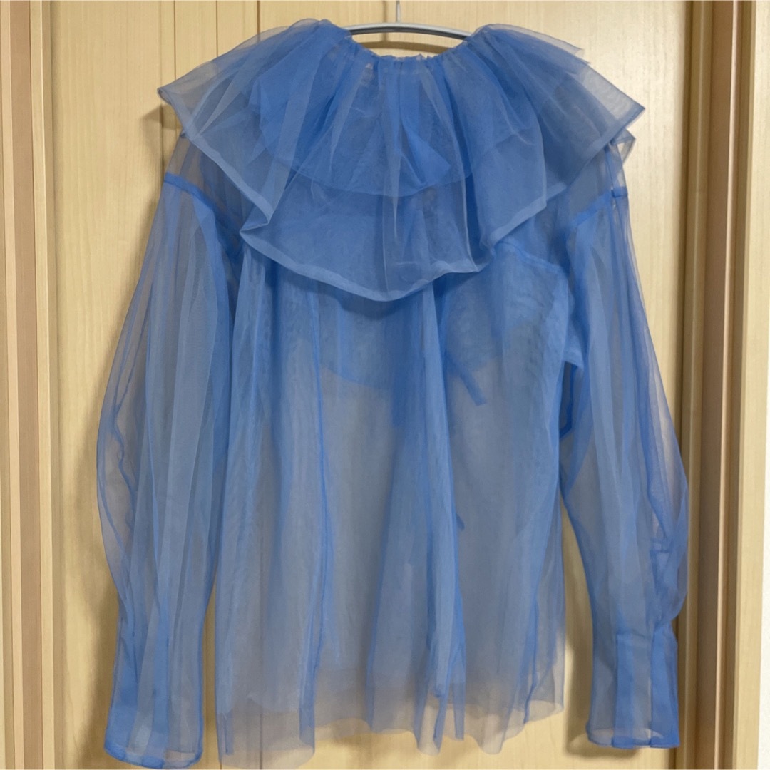 MAISON SPECIAL - 2way Tulle Frill Top / 2way チュールフリルTopの