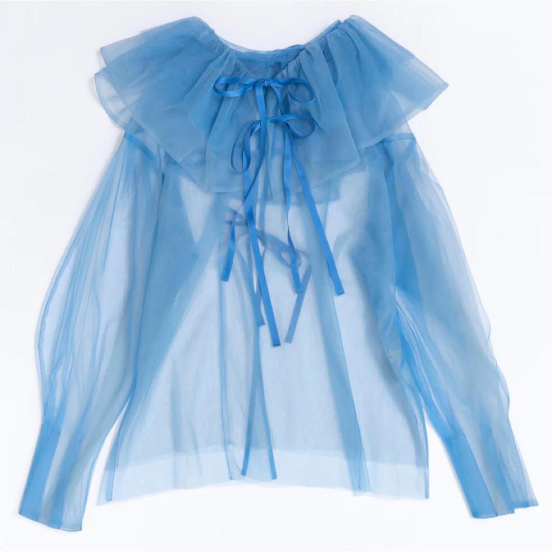 MAISON SPECIAL - 2way Tulle Frill Top / 2way チュールフリルTopの