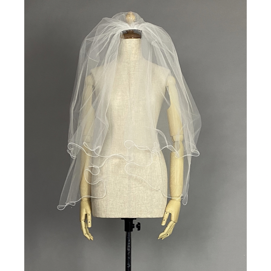 TAKAMI(タカミ)のタカミブライダル　ウェーブベール　ショート ハンドメイドのウェディング(ヘッドドレス/ドレス)の商品写真