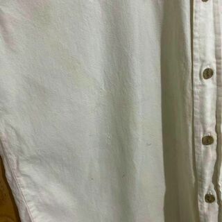 ウエスタン ホワイト USA 90s ボタンダウンシャツ 長袖 シャツ 白