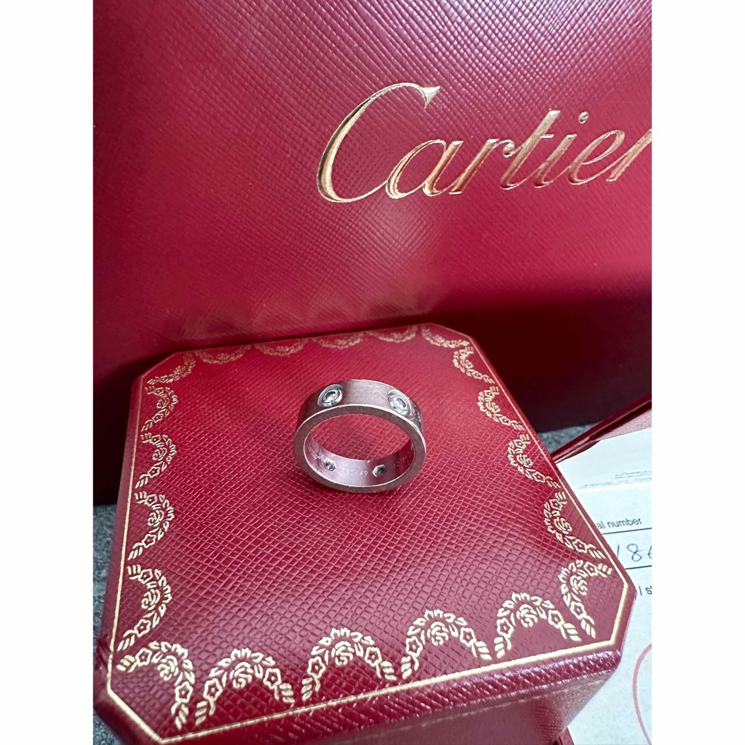 Cartier(カルティエ)のカルティエ★ラブリング★ホワイトゴールドWG★フルダイヤ★49★ レディースのアクセサリー(リング(指輪))の商品写真