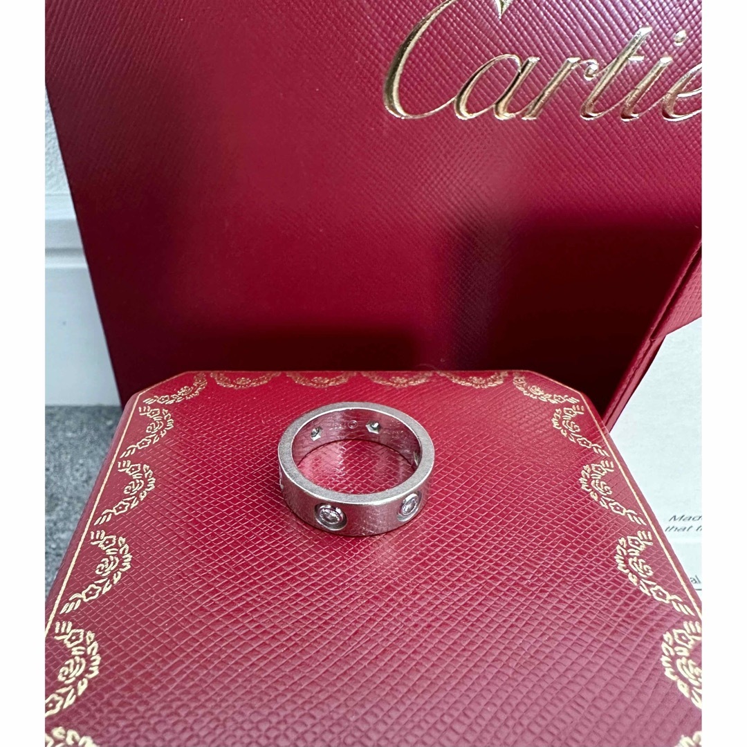 Cartier(カルティエ)のカルティエ★ラブリング★ホワイトゴールドWG★フルダイヤ★49★ レディースのアクセサリー(リング(指輪))の商品写真