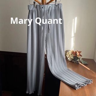 マリークワント(MARY QUANT)の新品 マリークワントデイジーハトメランダムプリーツ パンツ（グレー）(その他)