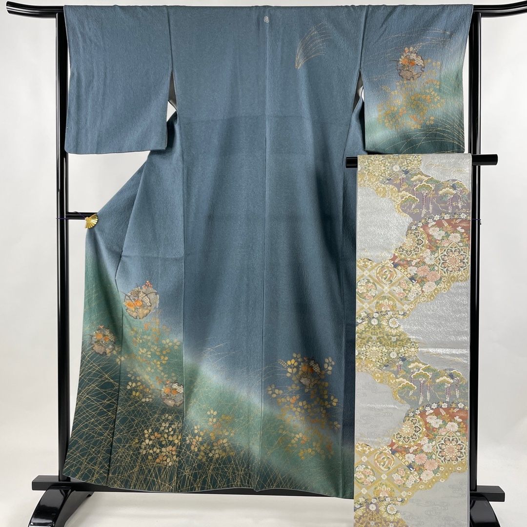 訪問着 身丈158.5cm 裄丈64cm M 正絹 美品 秀品