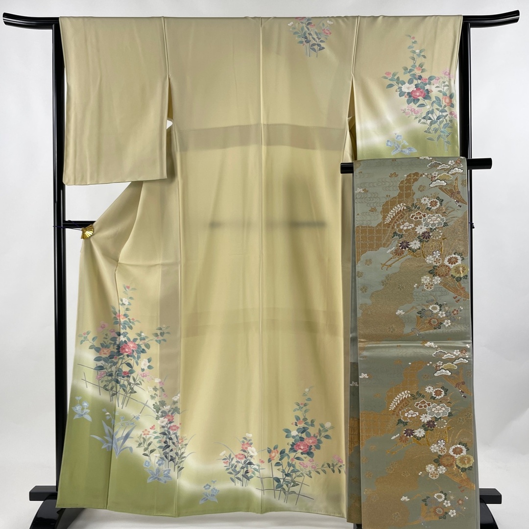 訪問着 身丈164.5cm 裄丈64.5cm M 正絹 美品 秀品