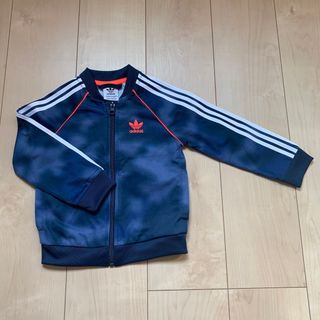 アディダス(adidas)のアディダス　キッズ　90センチ ジャージ　紺色　迷彩(ジャケット/上着)