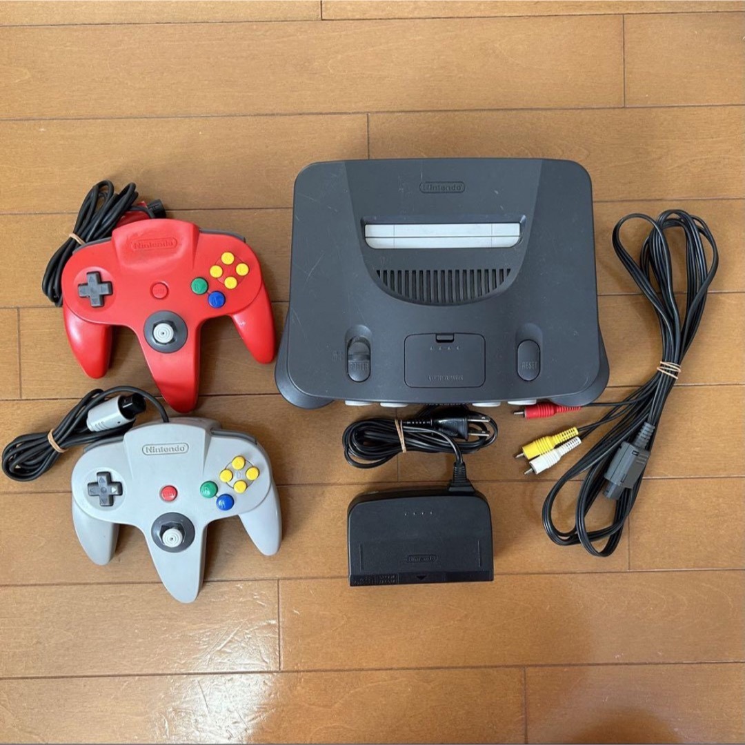 【起動確認済】NINTENDO 64 本体コントローラー カセット付き