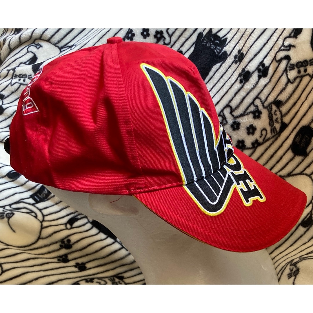 ホンダ(ホンダ)の[HONDA RACUNG ホンダレーシング]HRCキャップ赤色CAP帽子フリー メンズの帽子(キャップ)の商品写真