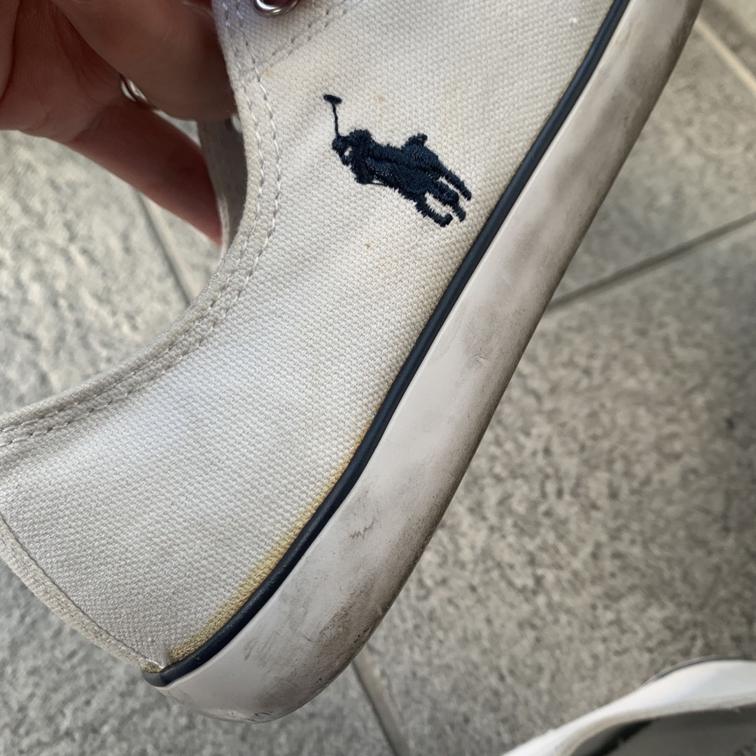 POLO RALPH LAUREN(ポロラルフローレン)のPOLO白スニーカー　 レディースの靴/シューズ(スニーカー)の商品写真