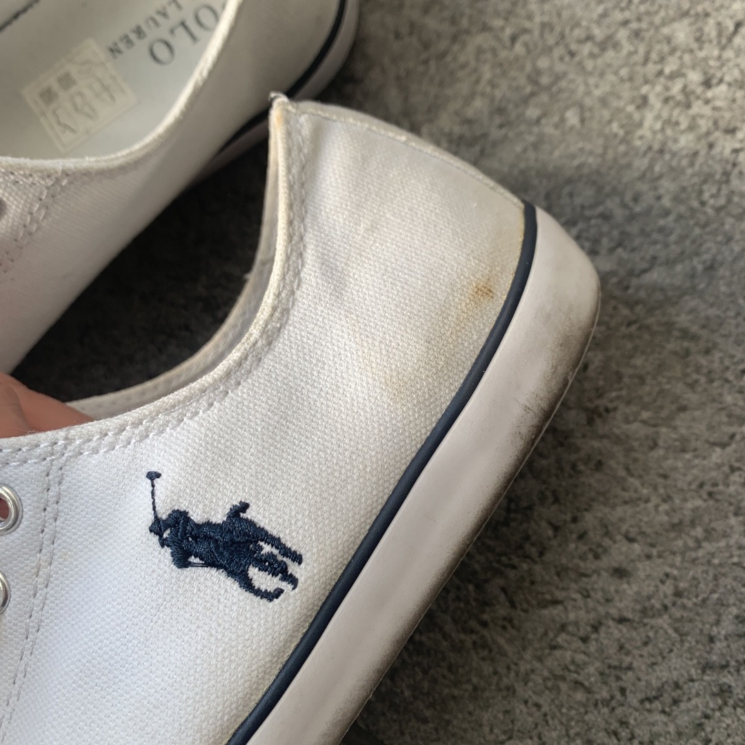 POLO RALPH LAUREN(ポロラルフローレン)のPOLO白スニーカー　 レディースの靴/シューズ(スニーカー)の商品写真