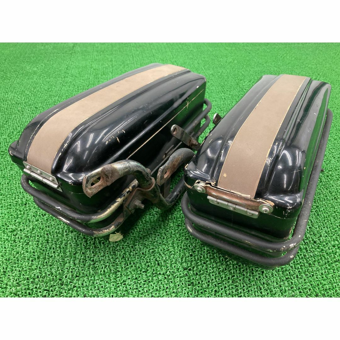 旭風防 パニアケース 左右 黒 社外 中古 バイク 部品 チャンピオン
