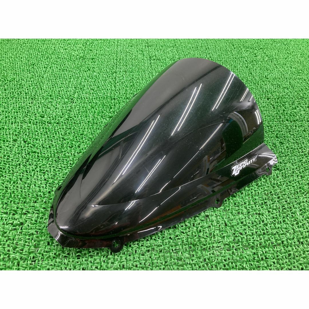 ゼログラビティ製ZZ-R1400 スクリーン 社外  バイク 部品 2011年式外し JKBZXT40CDA027*** ダブルバブル ZERO-GRAVITY 割れ欠けなし:22170090