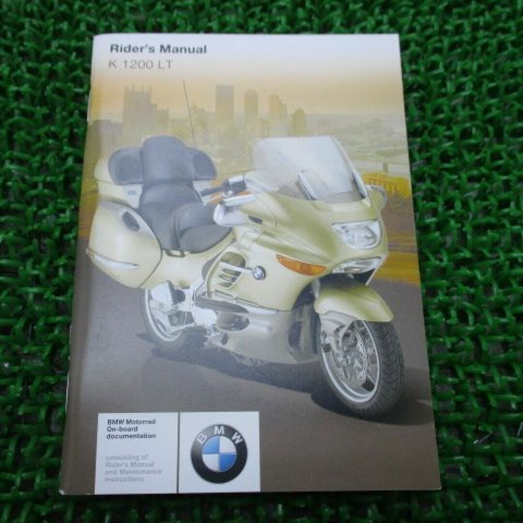 K1200LT 取扱説明書 1版 BMW 正規  バイク 整備書 ライダーズマニュアル 英語版 車検 整備情報:22168869