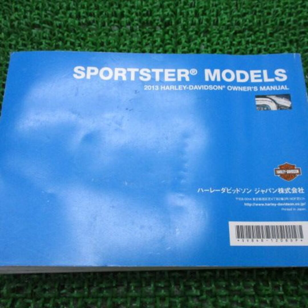 スポーツスター 取扱説明書 99468-13JA ハーレー 純正  バイク 部品 2013年モデル オーナーズマニュアル 車検 Genuine:22168356