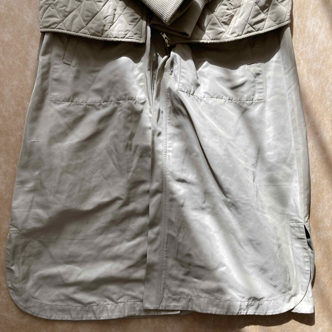 ear PAPILLONNER(イアパピヨネ)のキルティングベスト付き３WAY馬刺繍コート レディースのジャケット/アウター(ロングコート)の商品写真