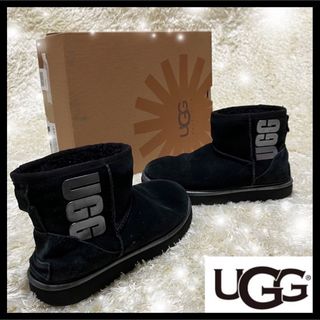 UGG アグ　ムートンブーツ　1107073-SLVR-06 シルバー　リボン