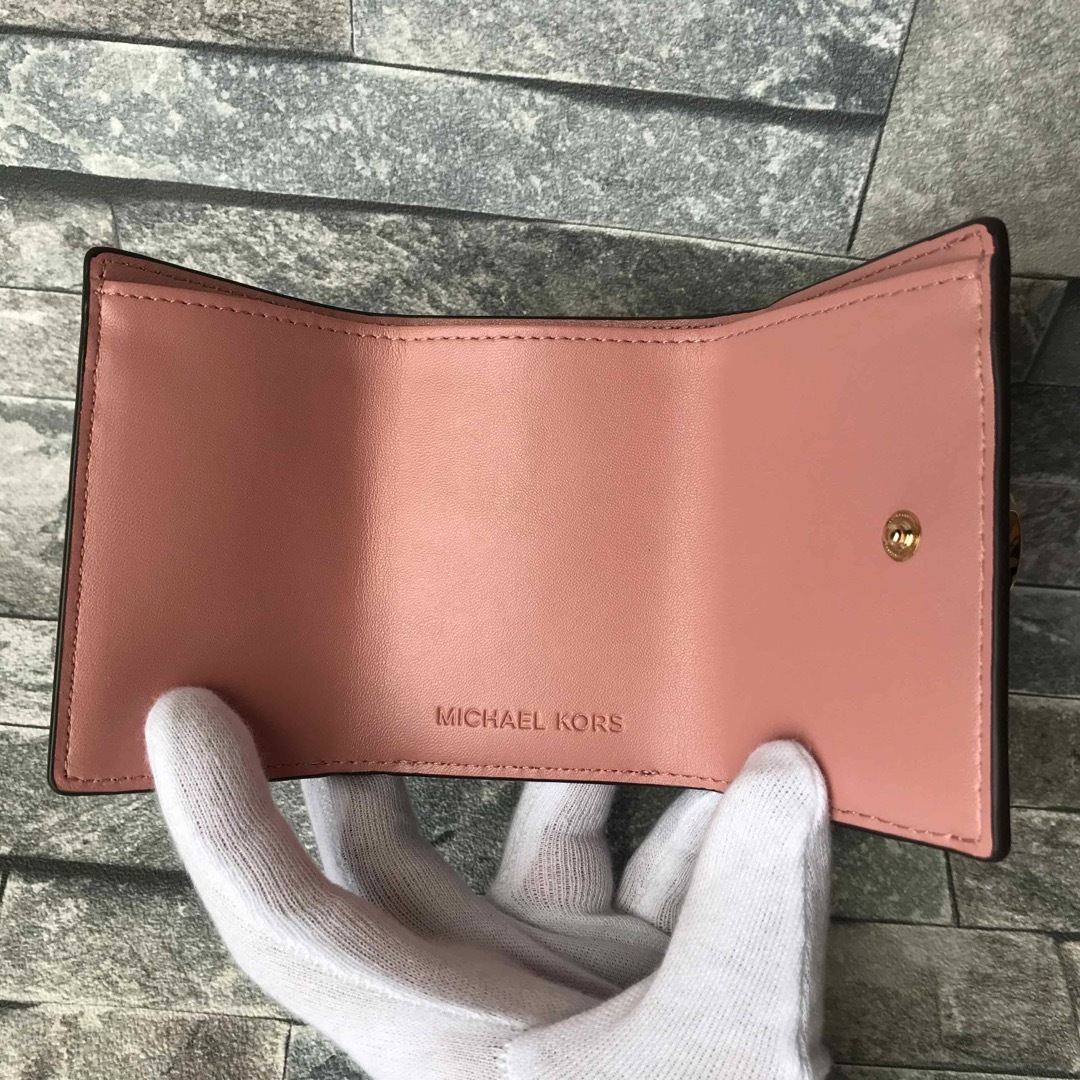 ◆マイケルコース三つ折り財布 MICHAEL KORS コンパクトミニウォレット