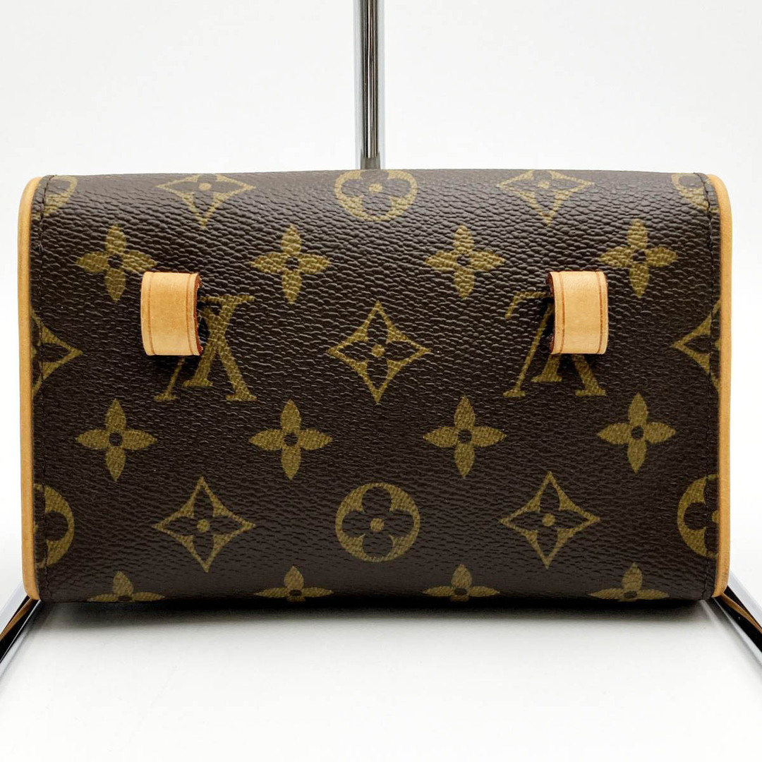 LOUIS VUITTON(ルイヴィトン)の美品 LOUIS VUITTON ルイ・ヴィトン ポシェットフロランティーヌ モノグラム ウエストバッグ ポーチ ブラウン レディース メンズ ファッション M51855 USED 【中古】 レディースのバッグ(ボディバッグ/ウエストポーチ)の商品写真