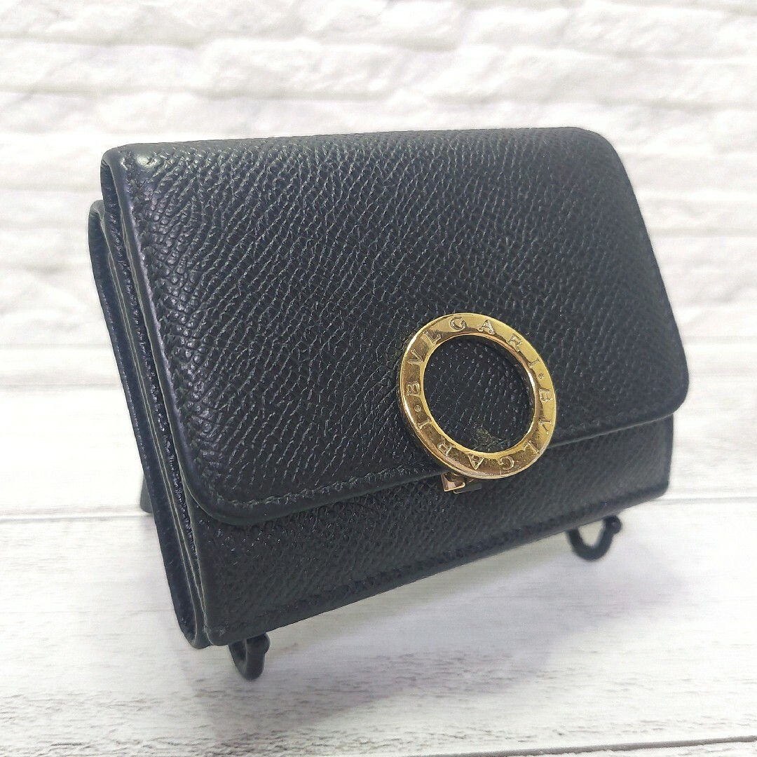 BVLGARI - ✨美品✨BVLGARI ブルガリ 折り財布 ビーゼロワン ロゴ