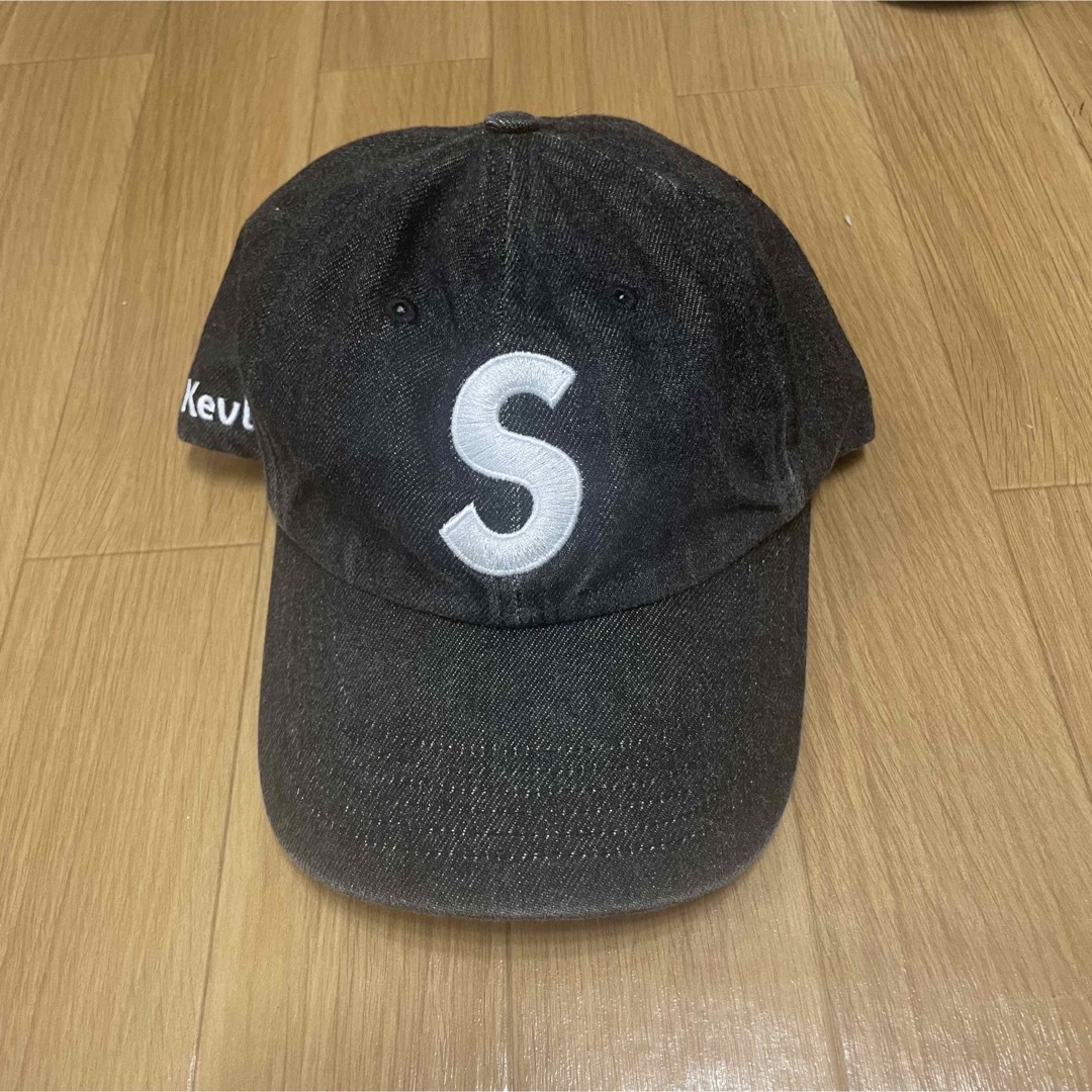 新品　Supreme Kevlar Denim S Logo 6-Panel 黒