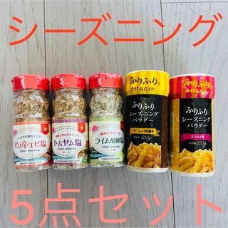 シーズニング5点セット☆ ソルト＆パウダー 〜揚げ物や炒め物などに♪〜(調味料)