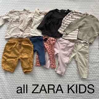 ザラキッズ(ZARA KIDS)のZARA ベビー服10点セット　68〜80cm(シャツ/カットソー)