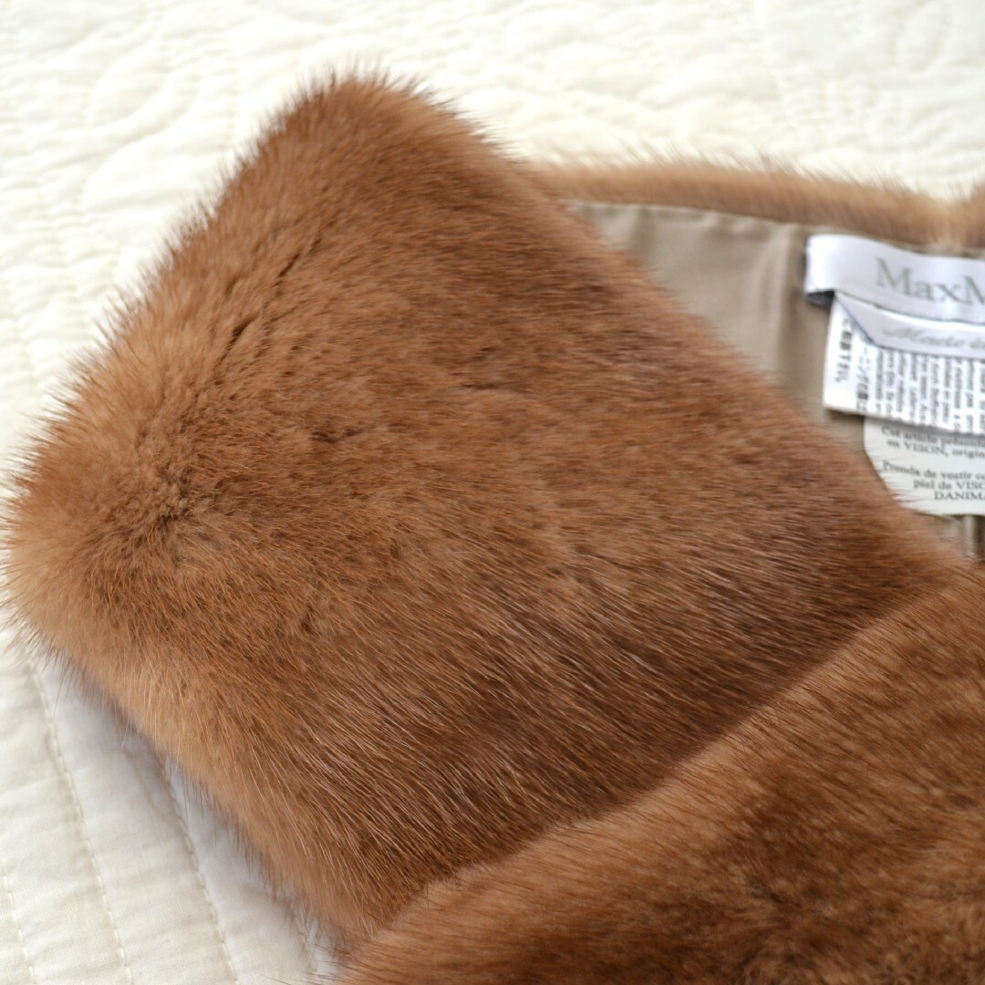 Max Mara - マックスマーラ ミンク マフラー ファーショール ファー ...