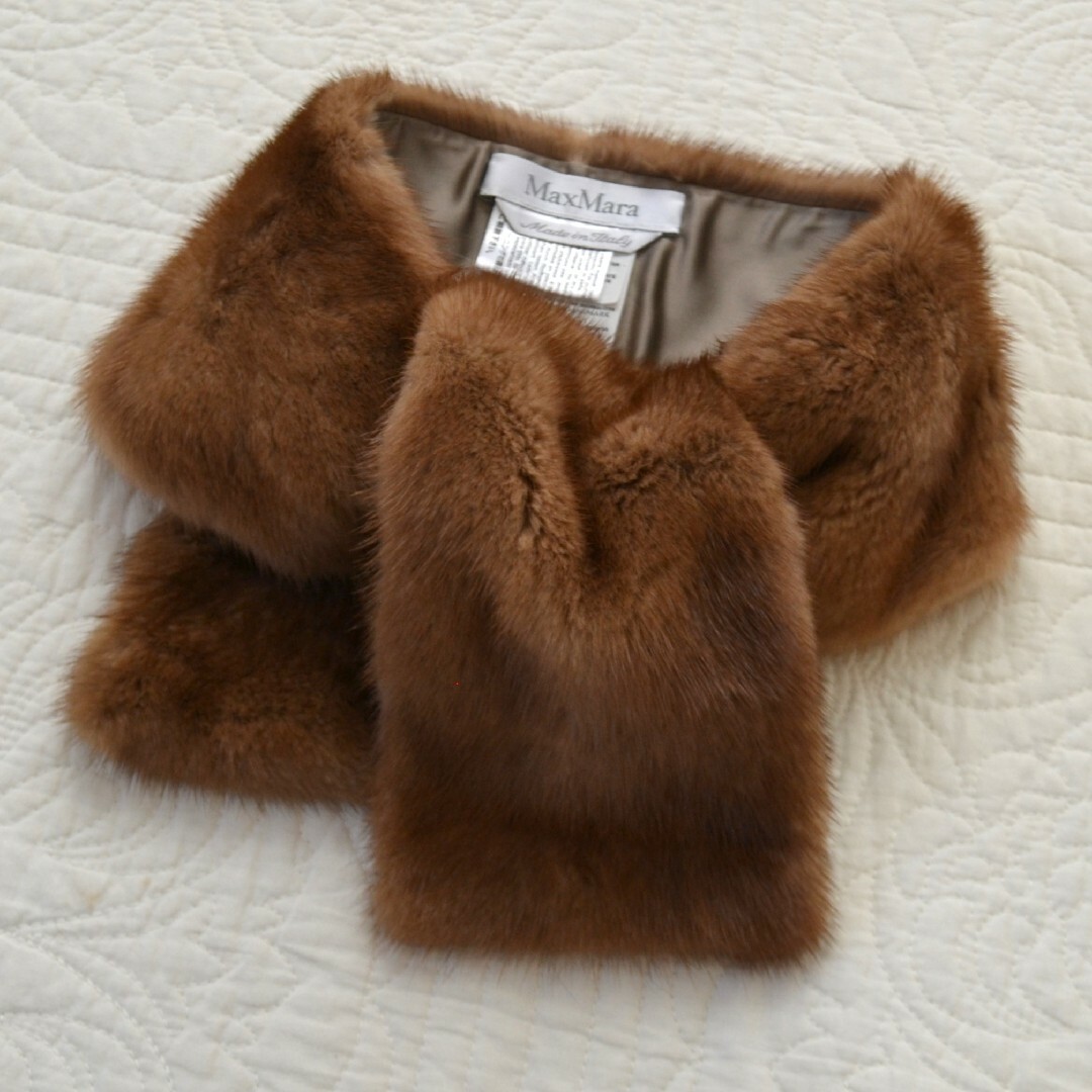 Max Mara - マックスマーラ ミンク マフラー ファーショール ファー ...