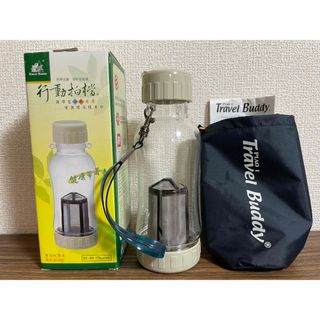 【新品未使用】茶こし付きエコボトル　エコ水筒　台湾　Travel Buddy(水筒)