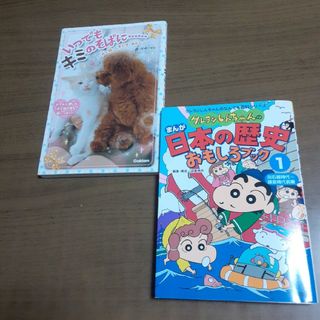 《クレヨンしんちゃん日本の歴史》と《いつでもキミのそばに。。。》の2冊(絵本/児童書)