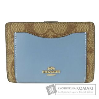 コーチ(COACH)のCOACH F27147 シグネチャー 二つ折り財布（小銭入れあり） PVC レディース(財布)