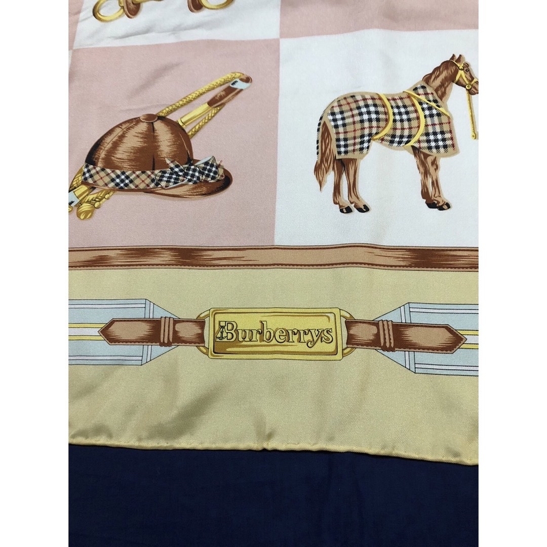 BURBERRY(バーバリー)のバーバリーズ　ノバチェック馬具柄大判スカーフ+サンローラン膝掛け　セット レディースのファッション小物(バンダナ/スカーフ)の商品写真