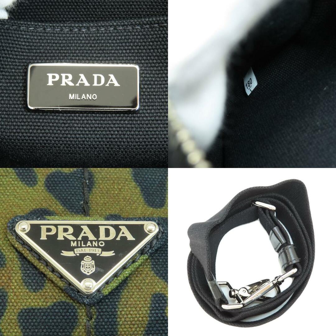 PRADA カナパ ミニトート 2WAY ハンドバッグ キャンバス レディース 3