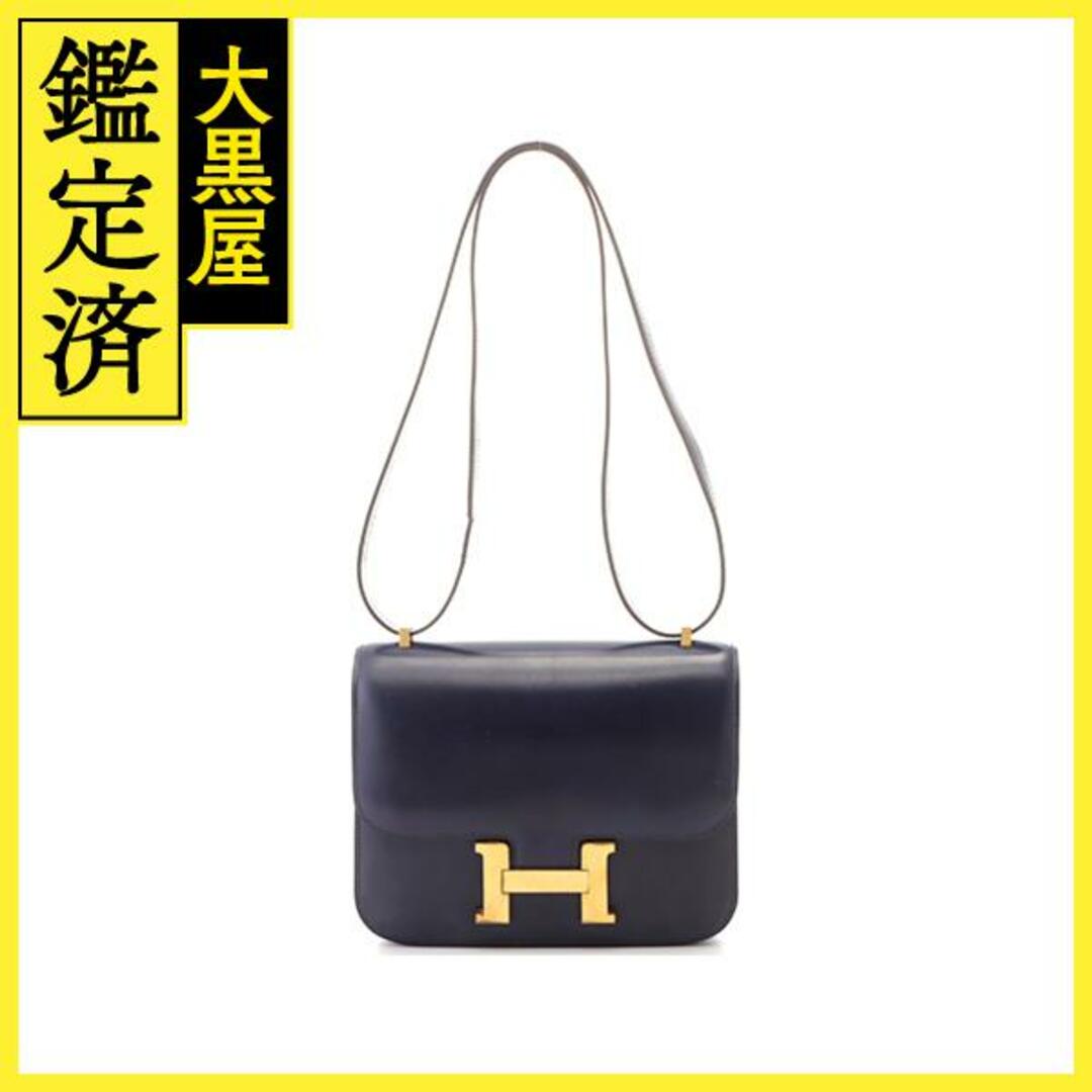 HERMES　エルメス　コンスタンス18 インディゴブルー×GP【471】ショルダーバッグ